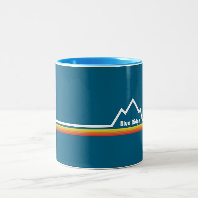 Caneca De Café Em Dois Tons Cordilha Azul (Centro)