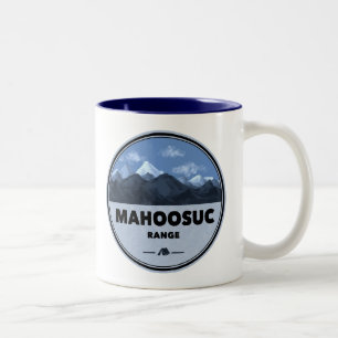 Caneca De Café Em Dois Tons Cordilheira Mahoosuc New Hampshire Maine Acampamen