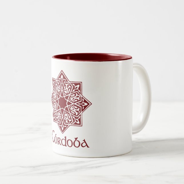 Caneca De Café Em Dois Tons Córdova 2 (Frente Esquerda)