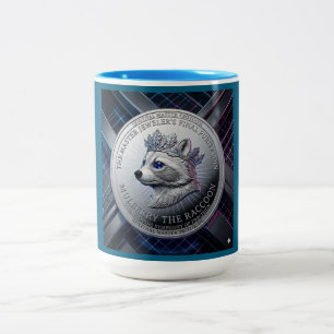 Caneca De Café Em Dois Tons Coroa de Prata