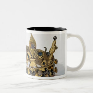 Caneca De Café Em Dois Tons Coroa funerária de Philippe de France 1404
