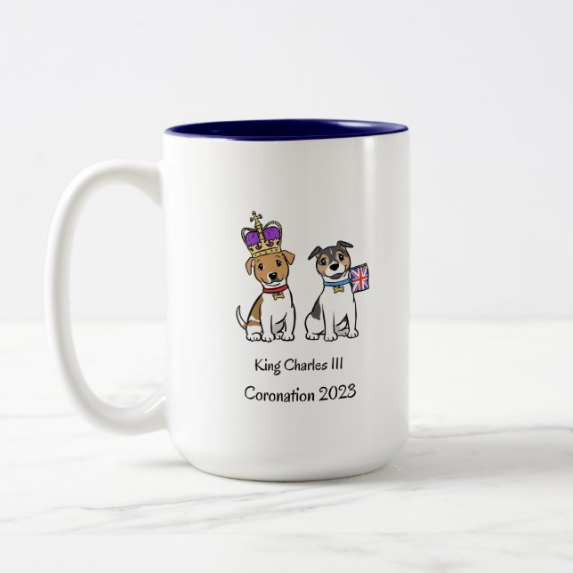 Caneca De Café Em Dois Tons Coronação 2023 (Esquerda)