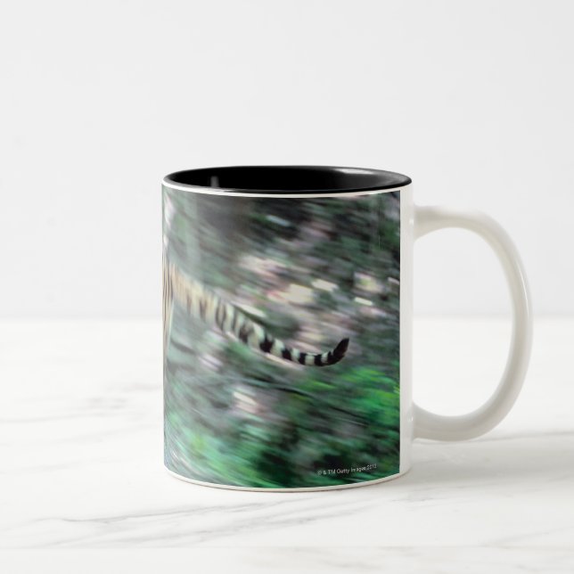 Caneca De Café Em Dois Tons Corredor do tigre (Direita)