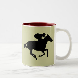 Caneca De Café Em Dois Tons Corrida