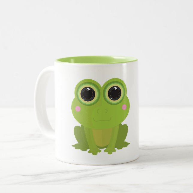 Caneca De Café Em Dois Tons Corte de sapo (Frente Esquerda)