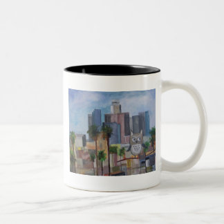 Caneca De Café Em Dois Tons Coruja 100_4966-1 no LA