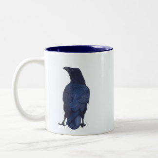 Caneca De Café Em Dois Tons Corvo