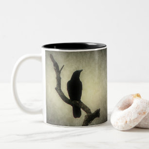 Caneca De Café Em Dois Tons Corvo