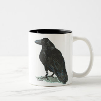 Caneca De Café Em Dois Tons Corvo II