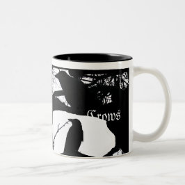 Caneca De Café Em Dois Tons Corvos