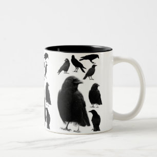 Caneca De Café Em Dois Tons Corvos