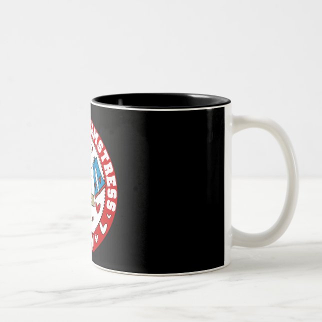 Caneca De Café Em Dois Tons Costureira mestra (Direita)