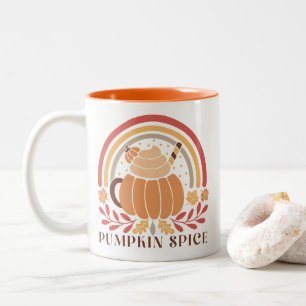 Caneca De Café Em Dois Tons Cota de outono de Boho