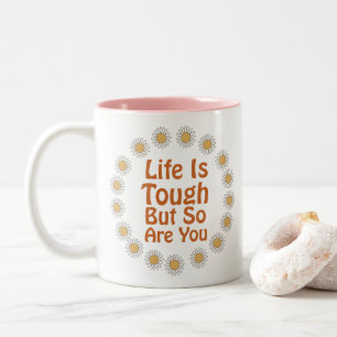 Caneca De Café Em Dois Tons Cota Positiva de Hippie Retroativa