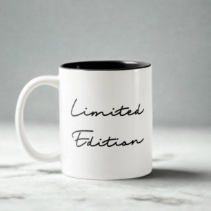 Caneca De Café Em Dois Tons Cotação da Edição Limitada