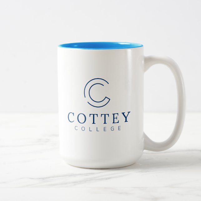 Caneca De Café Em Dois Tons Cottey College (Direita)