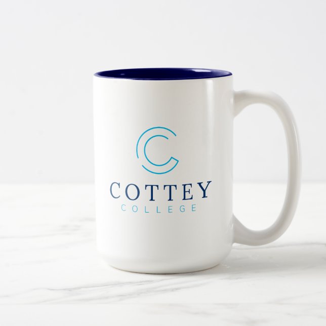 Caneca De Café Em Dois Tons Cottey College (Direita)