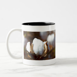 Caneca De Café Em Dois Tons Cotton Boll Art