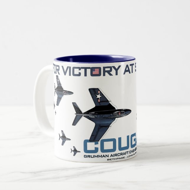 CANECA DE CAFÉ EM DOIS TONS COUGAR II (Frente Esquerda)