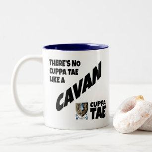 Caneca De Café Em Dois Tons County Cavan Ireland Café de Dois Toneladas