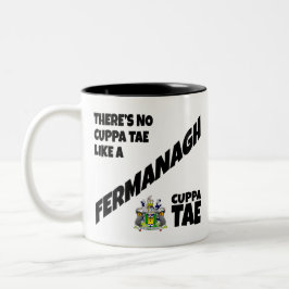 Caneca De Café Em Dois Tons County Fermanagement Irlanda - Mug de Café de Dois