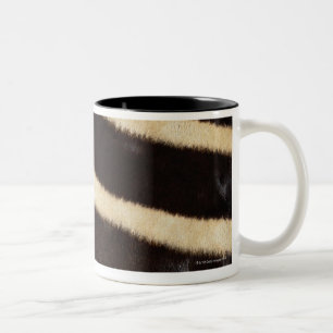 Caneca De Café Em Dois Tons Couro cru da zebra
