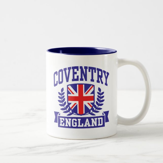 Caneca De Café Em Dois Tons Coventry Inglaterra (Direita)