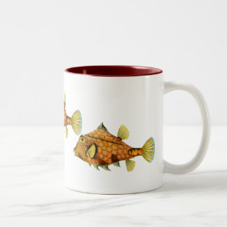 Caneca De Café Em Dois Tons Cowfish do capacete