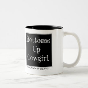 Caneca De Café Em Dois Tons Cowgirl Mug