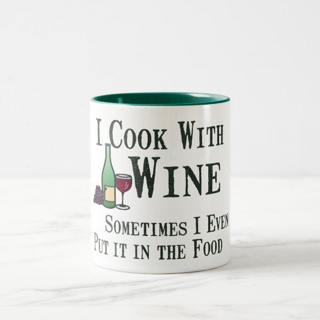 Caneca De Café Em Dois Tons Cozimento com vinho (Centro)