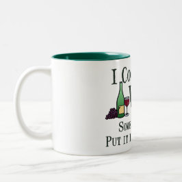 Caneca De Café Em Dois Tons Cozimento com vinho