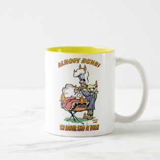 Caneca De Café Em Dois Tons Cozimento na grelha