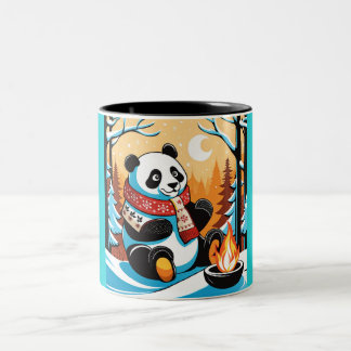 Caneca De Café Em Dois Tons Cozy Comfort Panda Mug