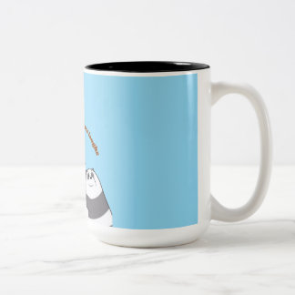 Caneca De Café Em Dois Tons “Cozy Morning Quote Mug”