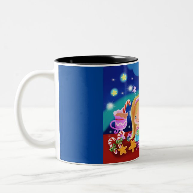 Caneca De Café Em Dois Tons Cozy Natal (Esquerda)