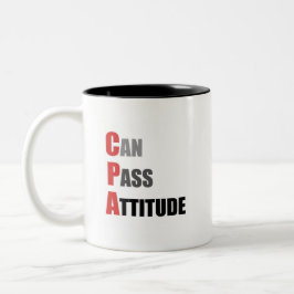 Caneca De Café Em Dois Tons CPA: Pode passar a atitude