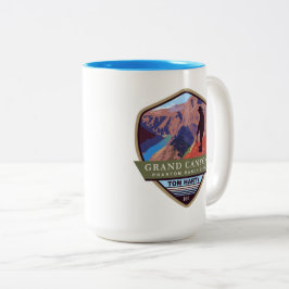 Caneca De Café Em Dois Tons Crachá Mug Tom