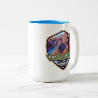 Caneca De Café Em Dois Tons Crachá Mug Tom