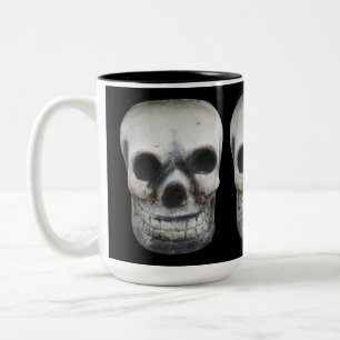 Caneca De Café Em Dois Tons Crânio Tailandês