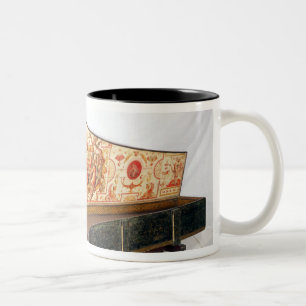 Caneca De Café Em Dois Tons Cravo dourado e pintado