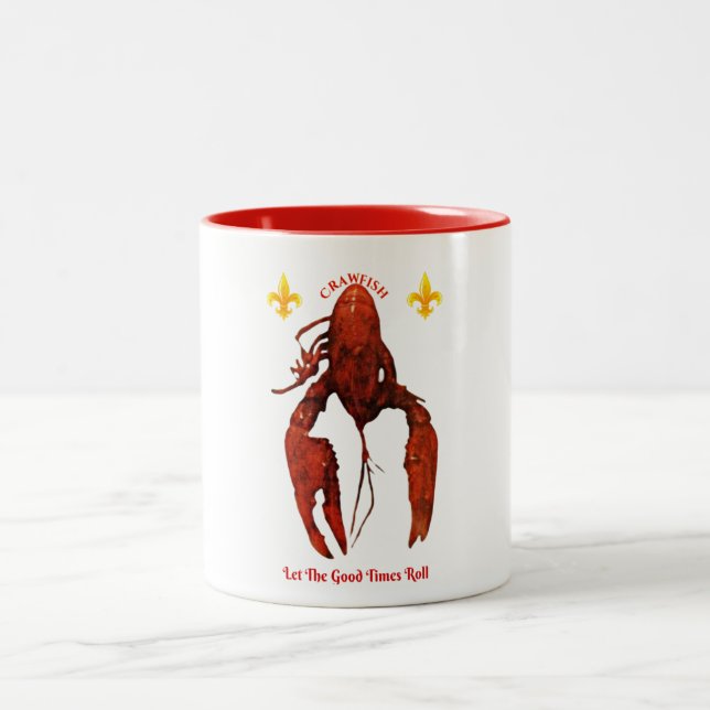Caneca De Café Em Dois Tons Crawfish Mug (Centro)