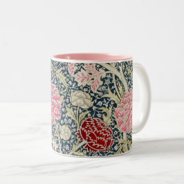 Caneca De Café Em Dois Tons Cray Design (por William Morris)