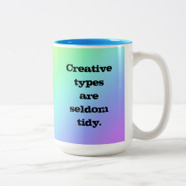 Caneca De Café Em Dois Tons Creative Types Rainbow Mug