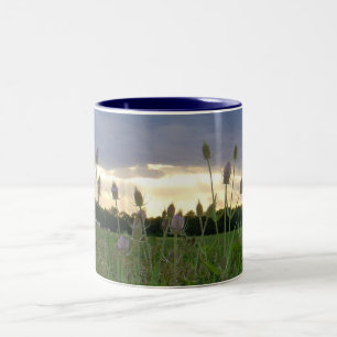 Caneca De Café Em Dois Tons Crepúsculo azul