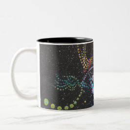 Caneca De Café Em Dois Tons Crepúsculo náutico