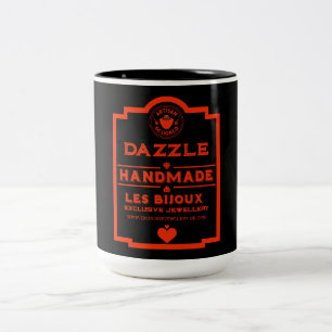 Caneca De Café Em Dois Tons Criador de joias