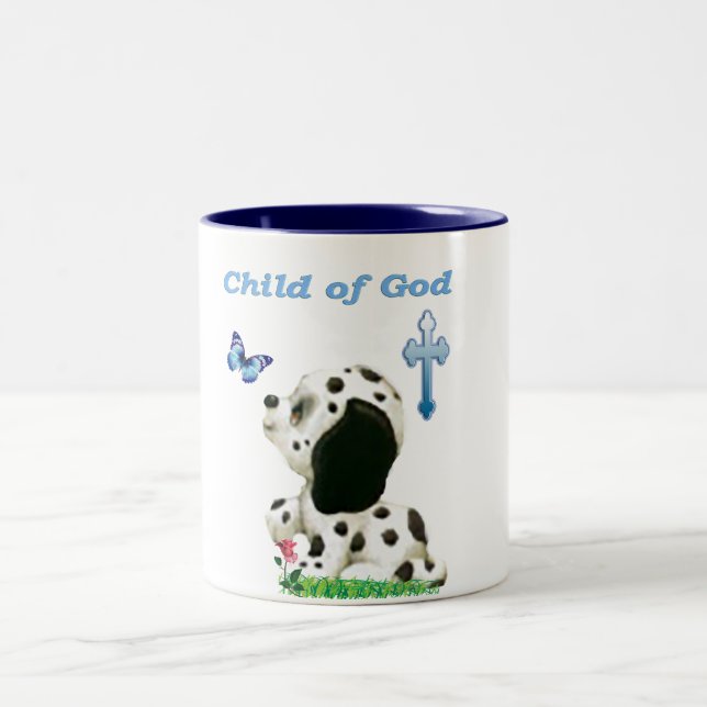 Caneca De Café Em Dois Tons Criança de Deus (Centro)