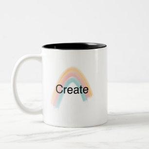 Caneca De Café Em Dois Tons Criar