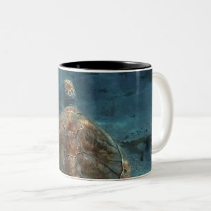 Caneca De Café Em Dois Tons Criaturas do Mar legal