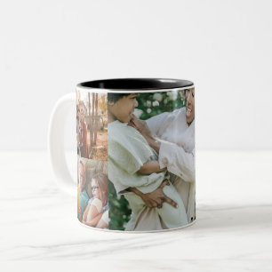 Caneca De Café Em Dois Tons Crie As Cinco Fotografias Do Seu Lado